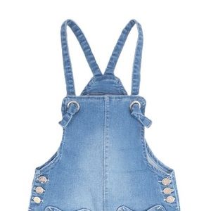 Girl’s Yummy Wash Denim Unicorn Shortfall